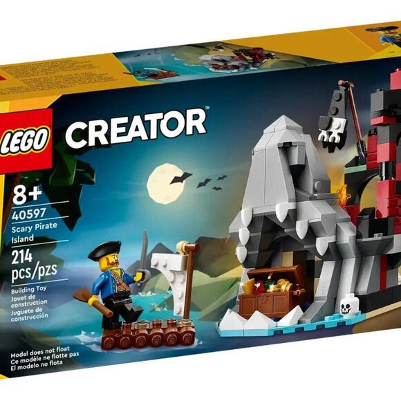 NEW LEGO Creator 40597 Scary Pirate Island 214 Piece Halloween Building Set Kit - Picture 11 of 11